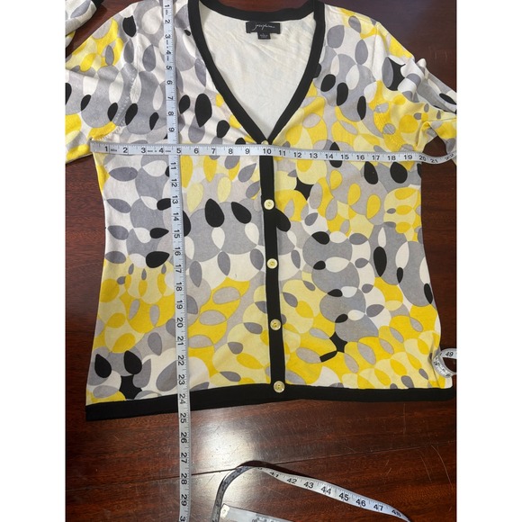 Josephine Womens Silk Blend Cardigan Sweater Large Career Casual Lightweight - Picture 6 of 7